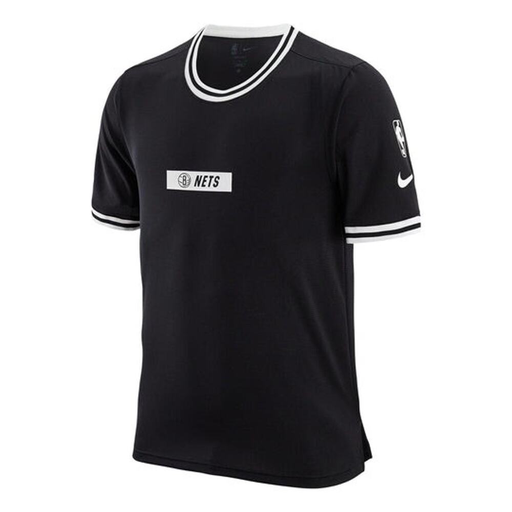 Nike x Nba Dri-fit Brooklyn Nets Courtside T-Shirt 'Black' XL